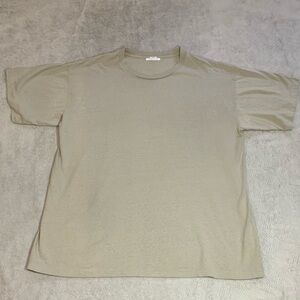 John Elliott Anti-Expo Size 5 XL Beige Crewneck Tee USA